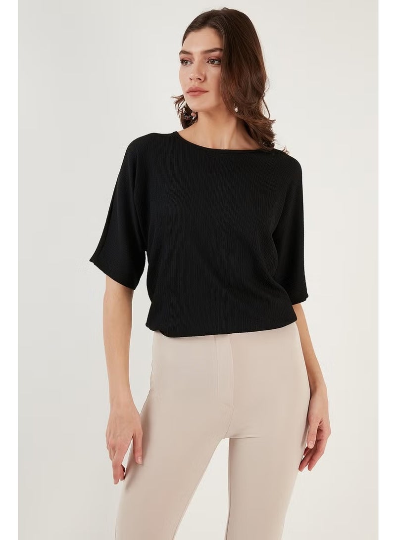 Lela Bürümcük Relaxed Cut Crew Neck Blouse Women's Blouse 5864975 - Image 4